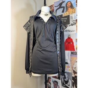 Deadstock Grommet Blouse